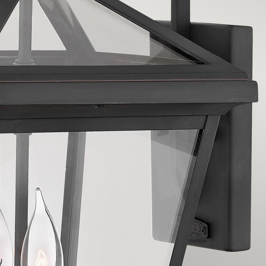 Quintiesse - Applique murale d'extérieur ALFORD M 2xE14/40W/230V IP44 noire