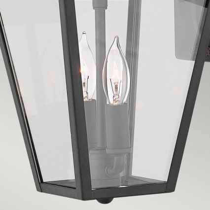 Quintiesse - Applique murale d'extérieur ALFORD S 2xE14/40W/230V IP44 noire