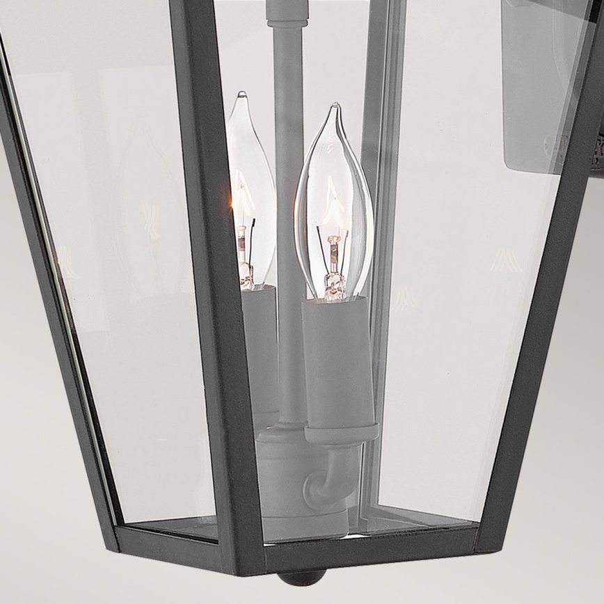 Quintiesse - Applique murale d'extérieur ALFORD S 2xE14/40W/230V IP44 noire