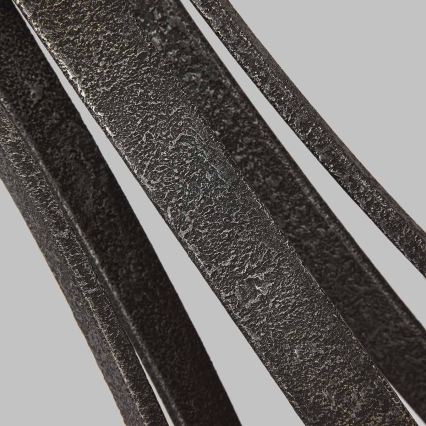 Quintiesse - Lustre suspendu ANGELO sur chaîne 5xE27/60W/230V décor chêne