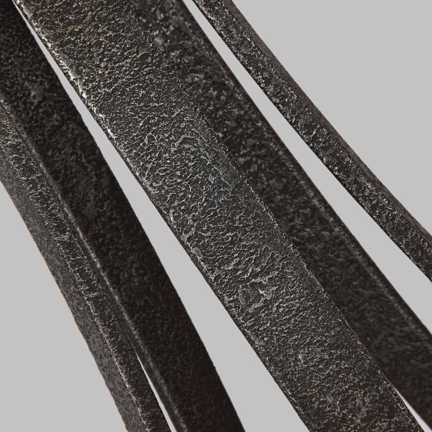 Quintiesse - Lustre suspendu ANGELO sur chaîne 5xE27/60W/230V décor chêne