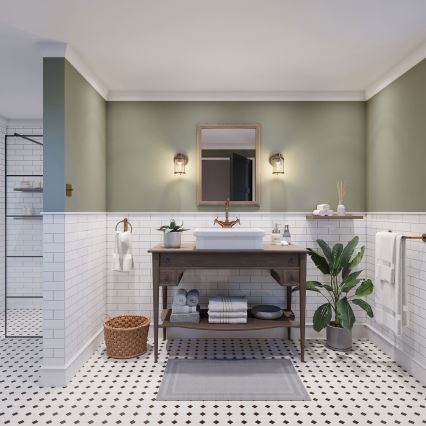 Quintiesse - Applique murale d'extérieur ASHLAND BAY 1xE27/60W/230V IP44 en bronze