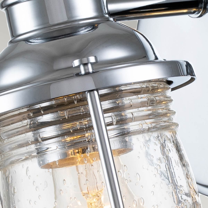 Quintiesse - Applique murale d'extérieur ASHLAND BAY 1xE27/60W/230V IP44 chrome brillant