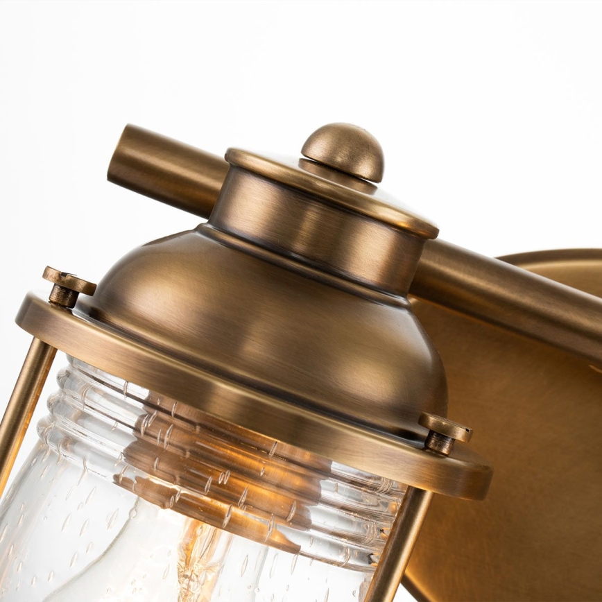 Quintiesse - Applique murale pour salle de bains ASHLAND BAY 2xE27/60W/230V IP44 bronze