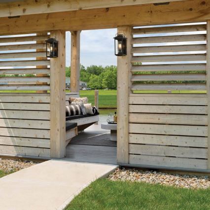 Quintiesse - Applique murale d'extérieur ATWATER S 1xE27/60W/230V IP44 noire