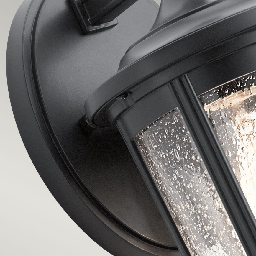 Quintiesse - Applique murale d'extérieur FAIRFIELD M 1xE27/60W/230V IP44 noire