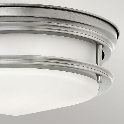 Quintiesse - Plafonnier d'extérieur HADRIAN 2xE27/40W/230V Ø 30,5 cm IP44 chrome mat