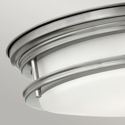 Quintiesse - Plafonnier d'extérieur HADRIAN 2xE27/40W/230V Ø 30,5 cm IP44 chrome mat