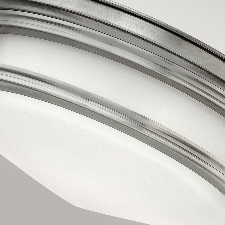 Quintiesse - Plafonnier d'extérieur HADRIAN 2xE27/40W/230V Ø 30,5 cm IP44 chrome mat