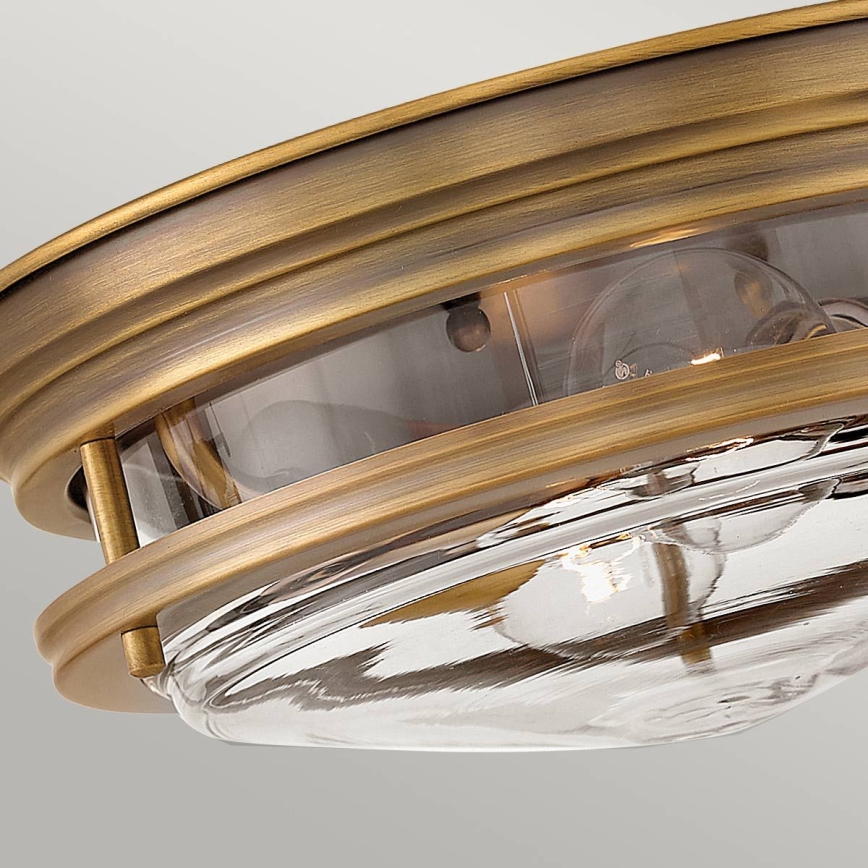 Quintiesse - Plafonnier d'extérieur HADRIAN 2xE27/40W/230V Ø 30,5 cm IP44 bronze