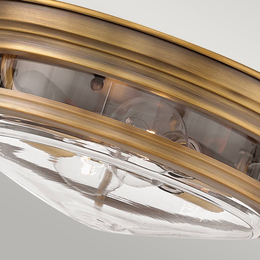Quintiesse - Plafonnier d'extérieur HADRIAN 2xE27/40W/230V Ø 30,5 cm IP44 bronze