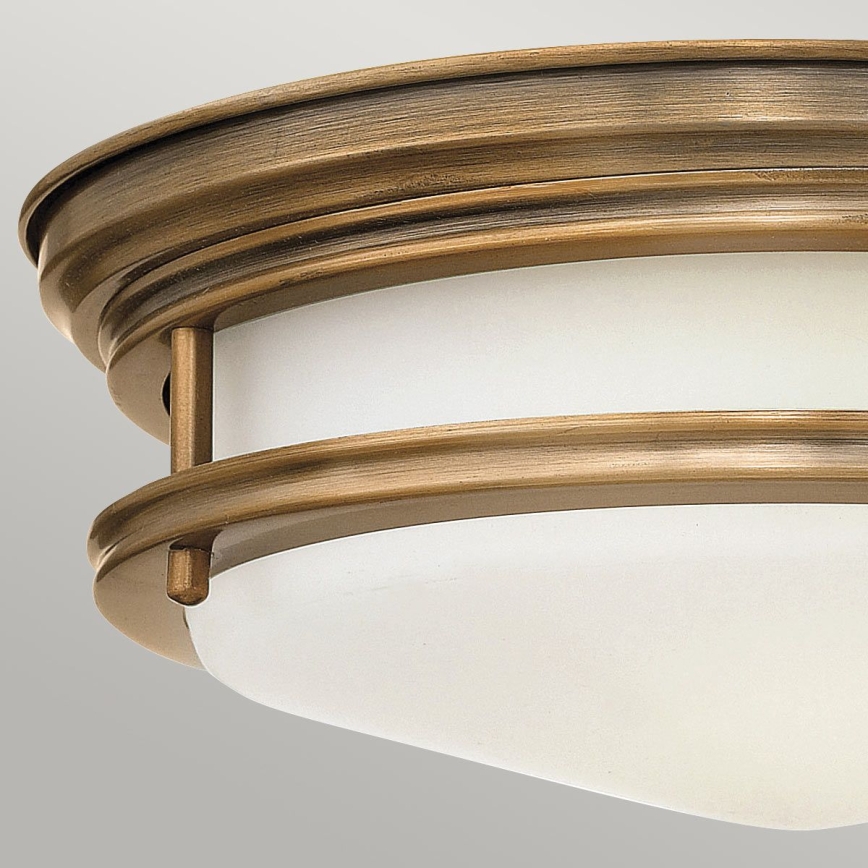 Quintiesse - Plafonnier d'extérieur HADRIAN 2xE27/40W/230V Ø 30,5 cm IP44 bronze