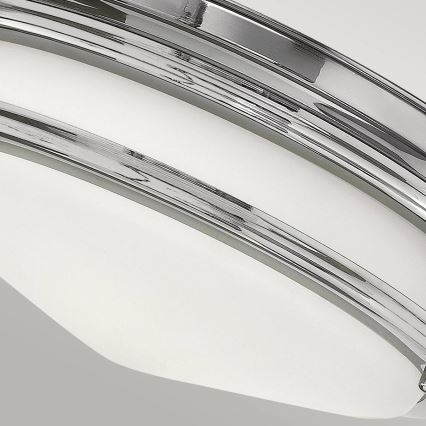 Quintiesse - Borne lumineuse d'extérieur HADRIAN 2xE27/40W/230V Ø 27,8 cm IP44 chrome brillant