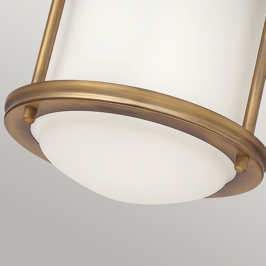 Quintiesse - Plafonnier d'extérieur HADRIAN 1xE27/60W/230V Ø 16,8 cm IP44 doré