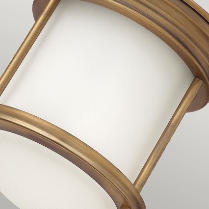 Quintiesse - Plafonnier d'extérieur HADRIAN 1xE27/60W/230V Ø 16,8 cm IP44 doré