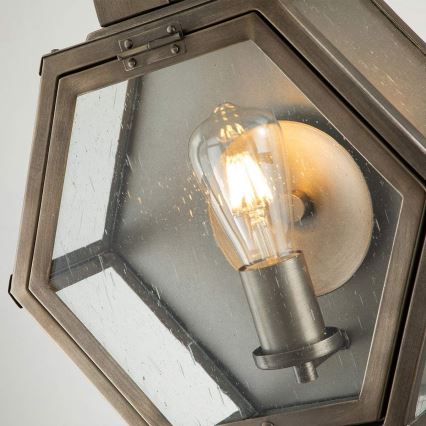 Quintiesse - Applique murale d'extérieur HEATH M 1xE27/60W/230V IP44 bronze