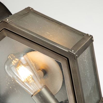 Quintiesse - Applique murale d'extérieur HEATH M 1xE27/60W/230V IP44 bronze