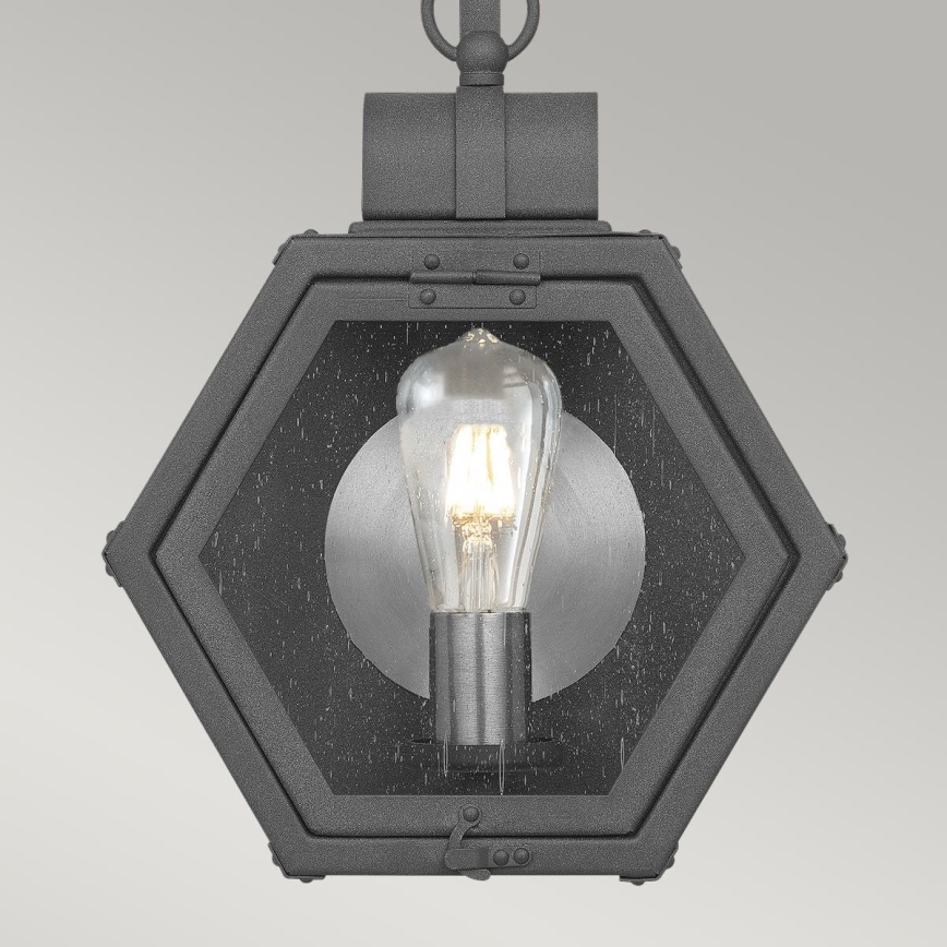 Quintiesse - Applique murale d'extérieur HEATH M 1xE27/60W/230V IP44 noire