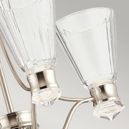 Quintiesse - Suspension LED pour salle de bains sur tige KAYVA LED/24W/230V IP44 chrome brillant