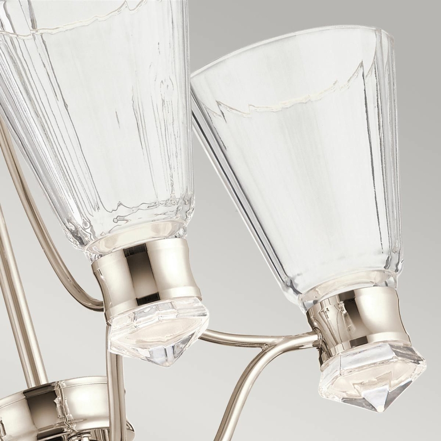 Quintiesse - Suspension LED pour salle de bains sur tige KAYVA LED/24W/230V IP44 chrome brillant