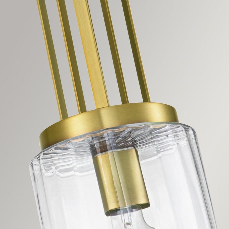 Quintiesse - Suspension sur tige KIMROSE 1xE27/60W/230V Ø 17,8 cm dorée