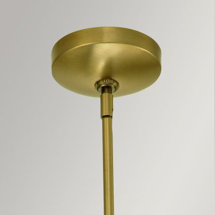 Quintiesse - Suspension sur tige KIMROSE 1xE27/60W/230V Ø 17,8 cm dorée