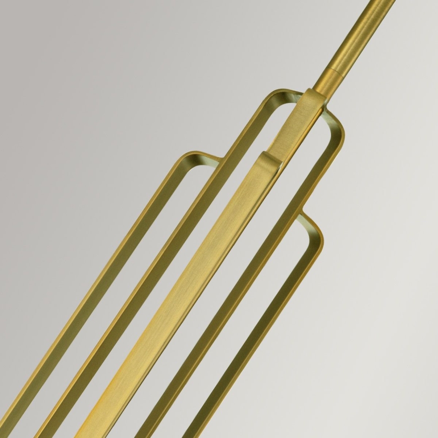 Quintiesse - Suspension sur tige KIMROSE 1xE27/60W/230V Ø 17,8 cm dorée