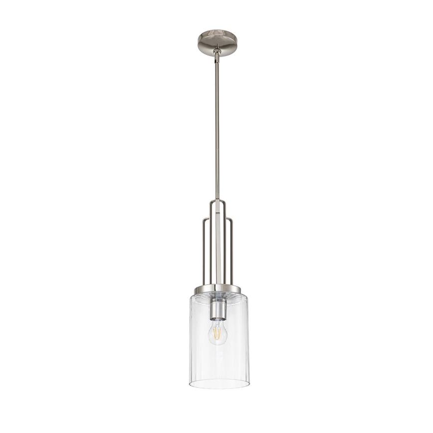 Quintiesse - Lustre sur tige KIMROSE 1xE27/60W/230V diam. 17,8 cm chrome brillant