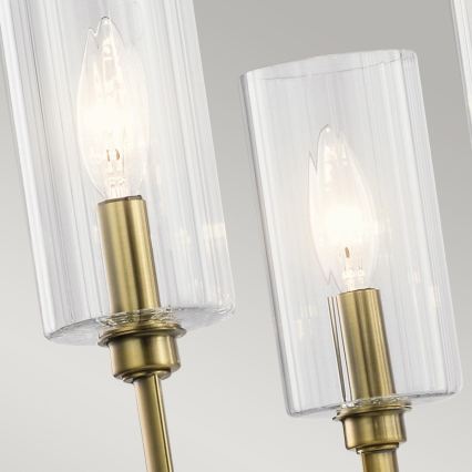 Quintiesse - Lustre sur tige KIMROSE 6xE14/40W/230V Ø 68,6 cm doré