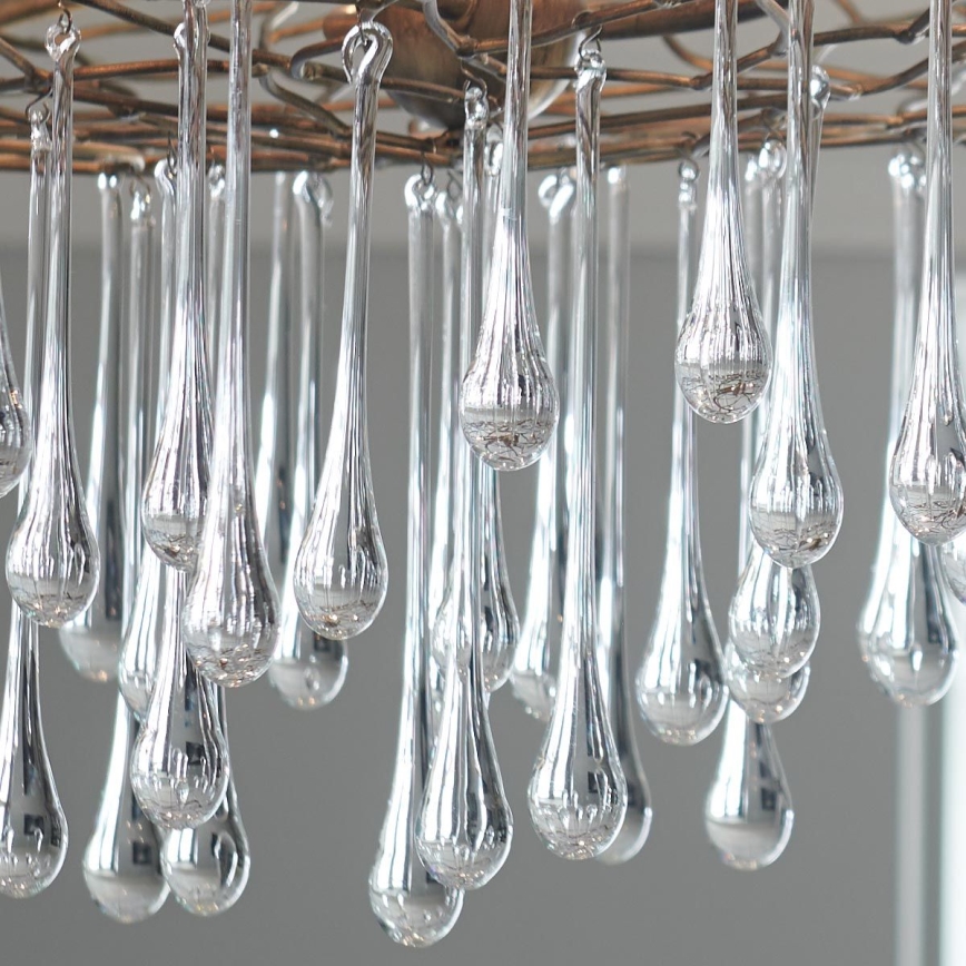 Quintiesse - Lustre sur câble LAGUNA 6xE14/40W/230V Ø 91,4 cm doré