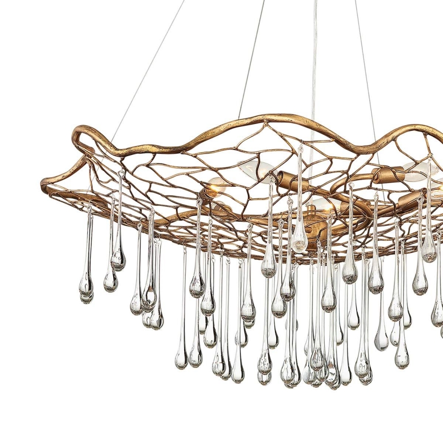 Quintiesse - Lustre sur câble LAGUNA 6xE14/40W/230V Ø 91,4 cm doré