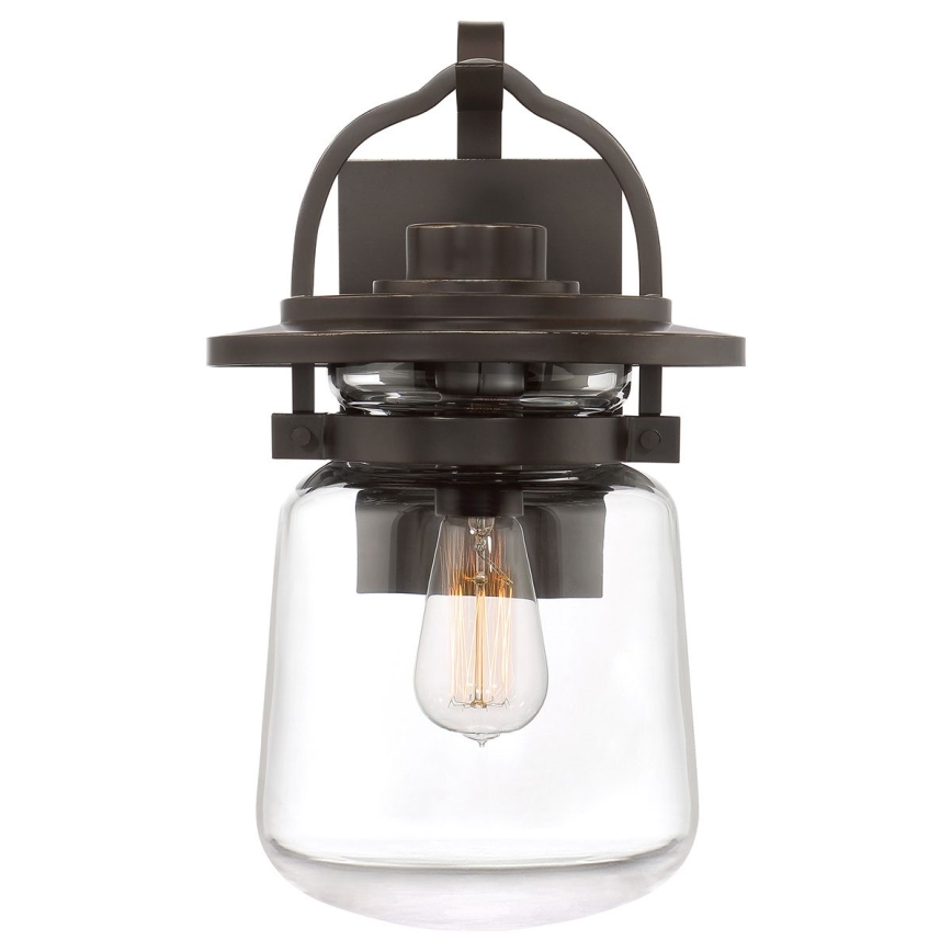 Quintiesse - Applique murale d'extérieur LASALLE M 1xE27/60W/230V IP44 bronze