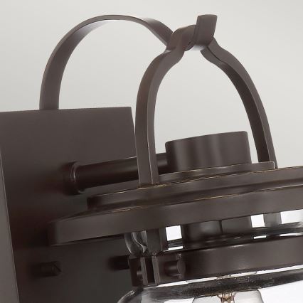 Quintiesse - Applique murale d'extérieur LASALLE S 1xE27/60W/230V IP44 bronze