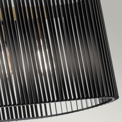 Quintiesse - Suspension sur tige LINARA 5xE27/60W/230V noir/doré