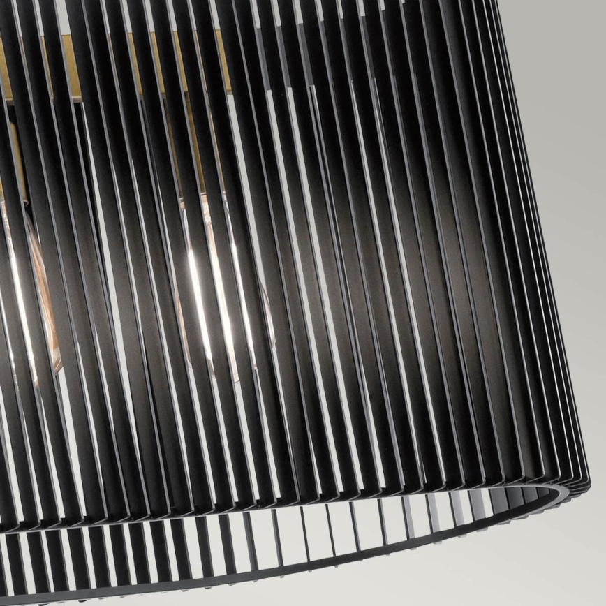 Quintiesse - Suspension sur tige LINARA 5xE27/60W/230V noir/doré