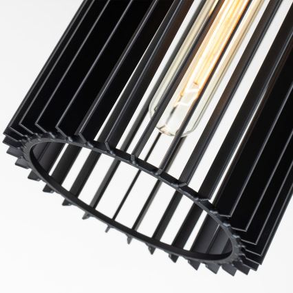 Quintiesse - Lustre sur tige LINARA 1xE27/60W/230V Ø 15,2 cm noir/doré