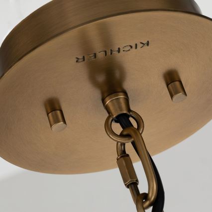 Quintiesse - Lustre sur tige LINARA 1xE27/60W/230V Ø 15,2 cm noir/doré