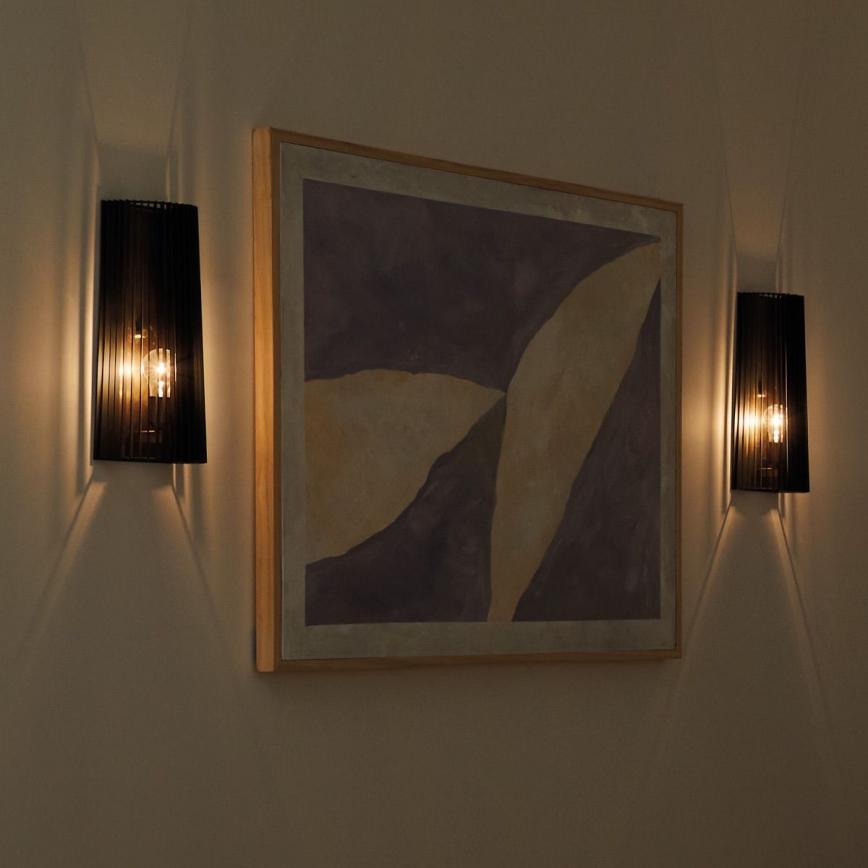 Quintiesse - Applique murale LINARA 1xE27/60W/230V noir/doré