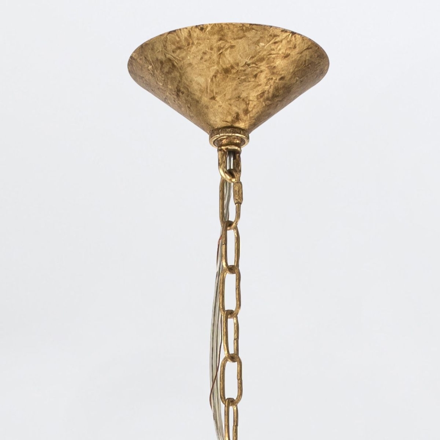 Quintiesse - Lustre à chaîne MERIDIAN 9xE14/40W/230V Ø 57,2 cm doré