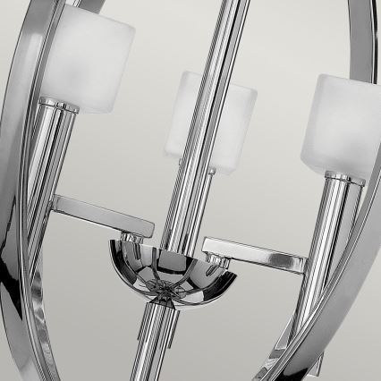 Quintiesse - Suspension LED sur câble MONDO 3xG9/3W/230V Ø 45,7 cm chromé brillant