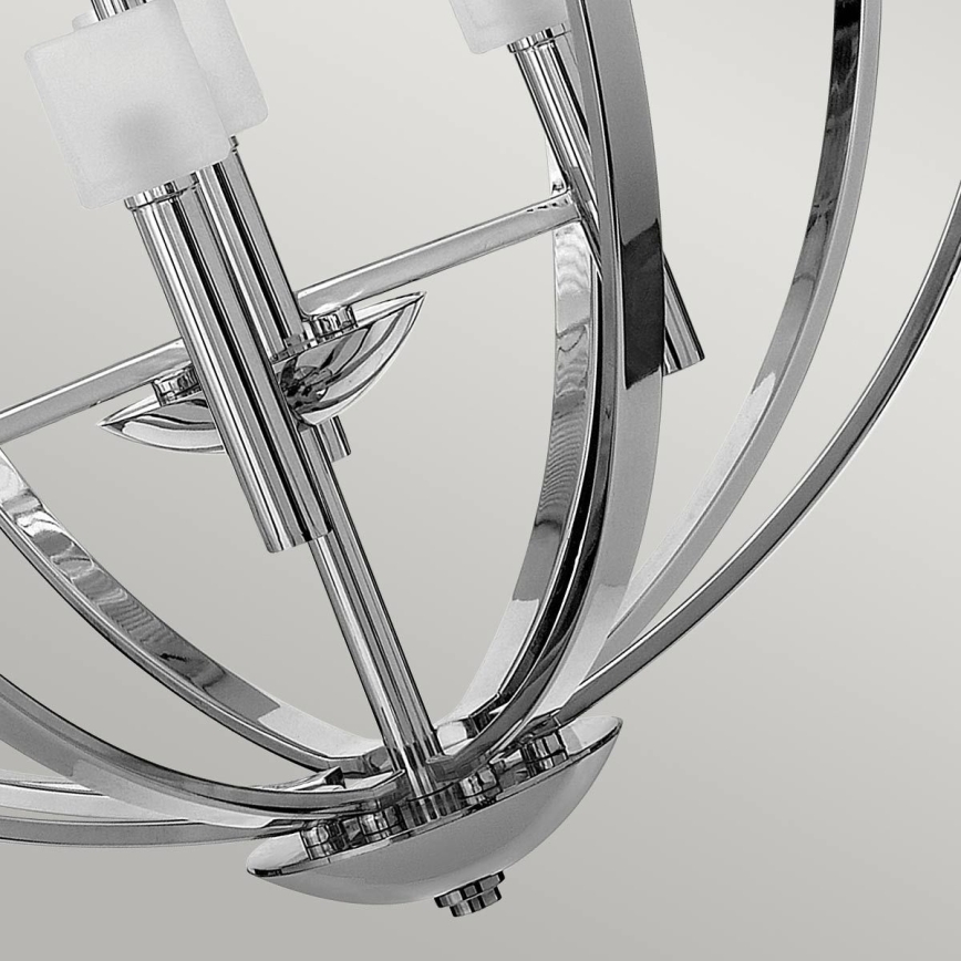 Quintiesse - Suspension LED sur câble MONDO 8xG9/3W/230V Ø 71,3 cm chrome brillant