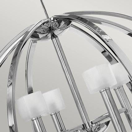 Quintiesse - Suspension LED sur câble MONDO 8xG9/3W/230V Ø 71,3 cm chrome brillant
