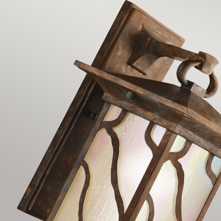 Quintiesse - Applique murale d'extérieur MORRIS L 1xE27/60W/230V IP44 bronze