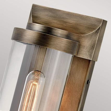 Quintiesse - Applique murale d'extérieur PEARSON M 1xE27/60W/230V IP44 bronze