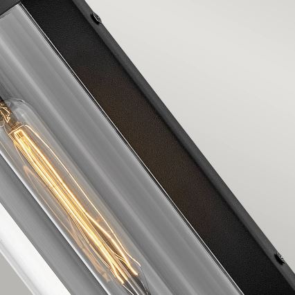 Quintiesse - Applique murale extérieure PEARSON M 1xE27/60W/230V IP44 noire