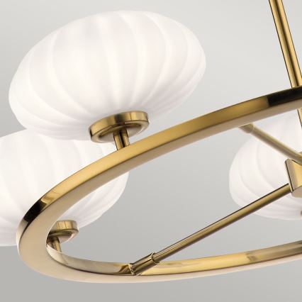 Quintiesse - Lustre LED à tige pour salle de bains PIM 5xG9/3W/230V Ø 71,1 cm IP44 doré