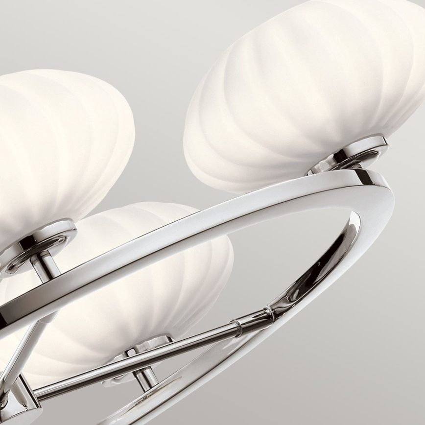 Quintiesse - Lustre LED pour salle de bains sur tige PIM 5xG9/3W/230V Ø 71,1 cm IP44 chrome brillant