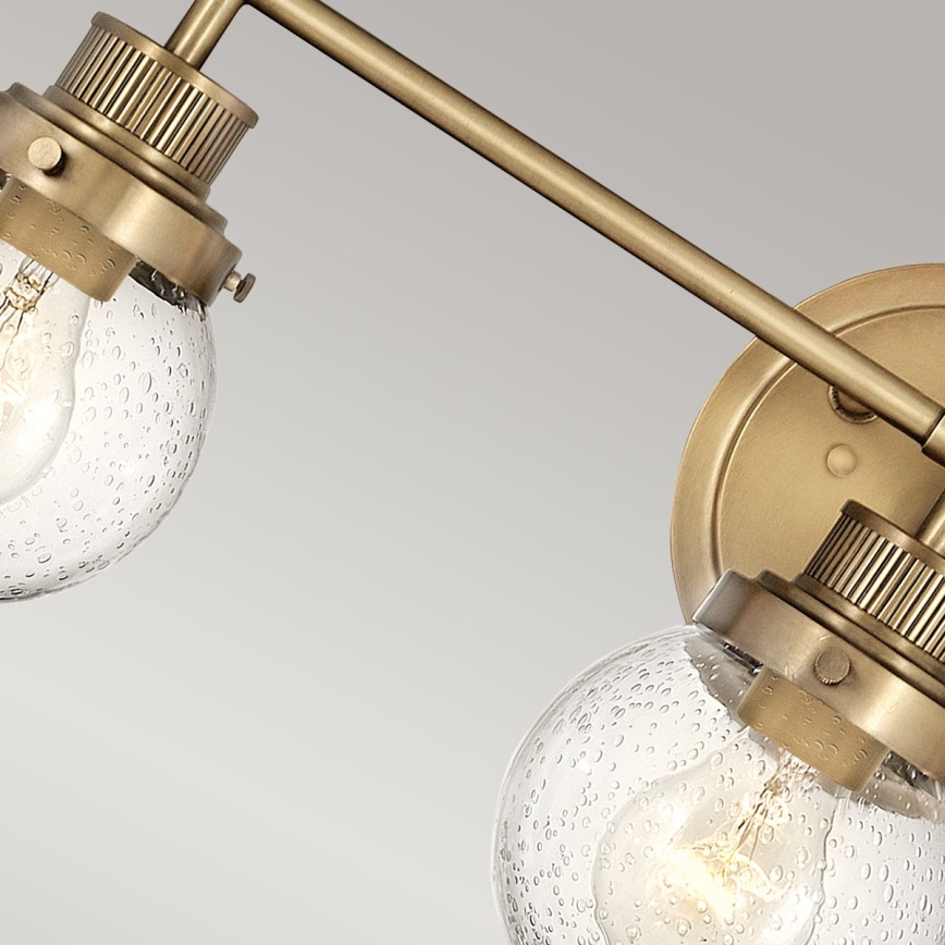 Quintiesse - Applique murale pour salle de bains POPPY 3xE27/60W/230V IP44 dorée