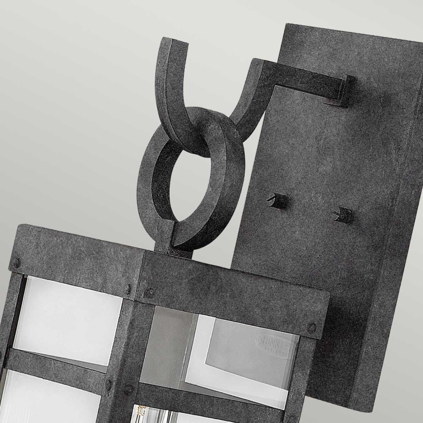 Quintiesse - Applique murale d'extérieur PORTER M 1xE27/60W/230V IP44 noire