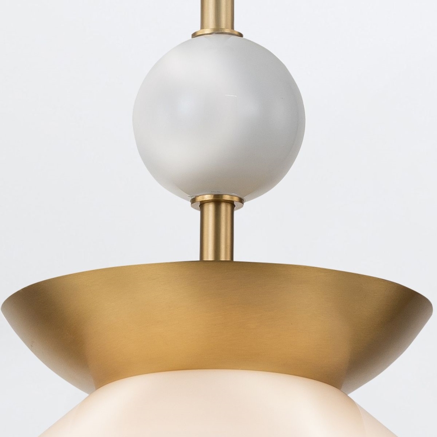 Quintiesse - Lustre sur tige SAUCER M 1xE27/40W/230V Ø 36,6 cm doré